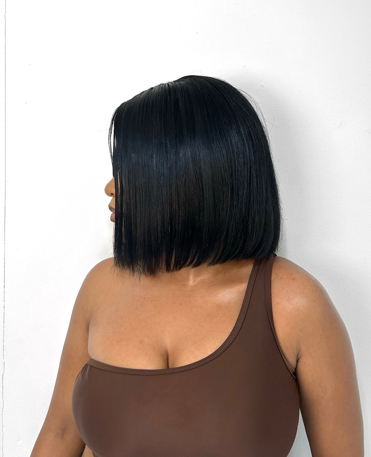 HairNova Straight Blunt Bob Unit